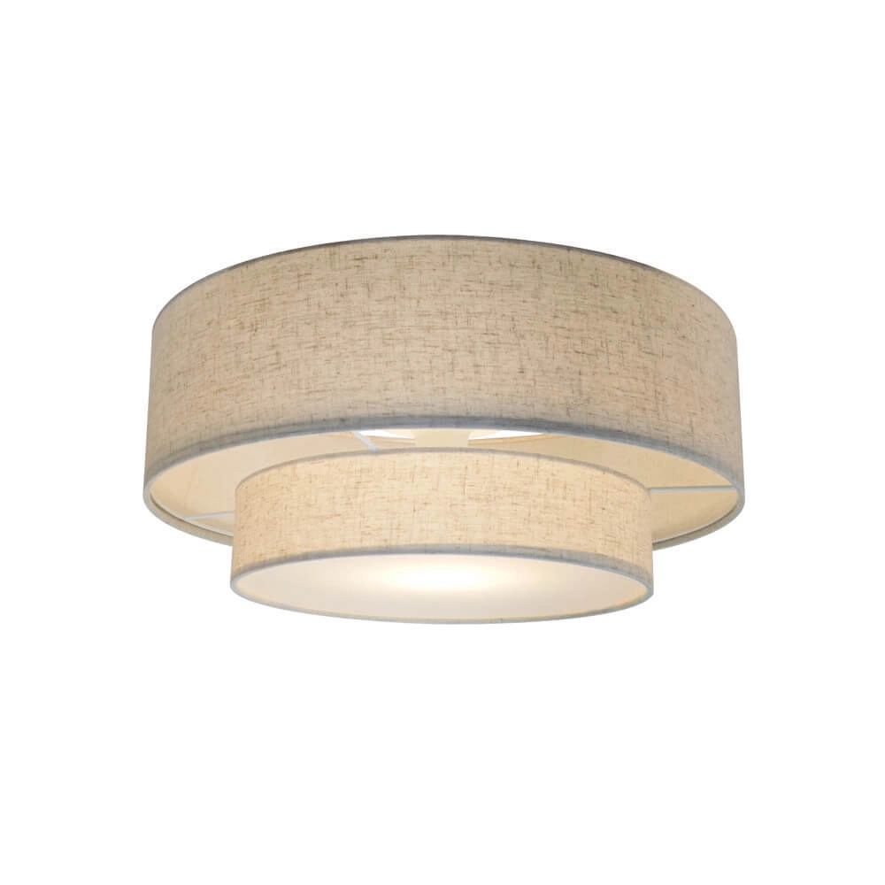 Plafondlamp Malodin zand bruin