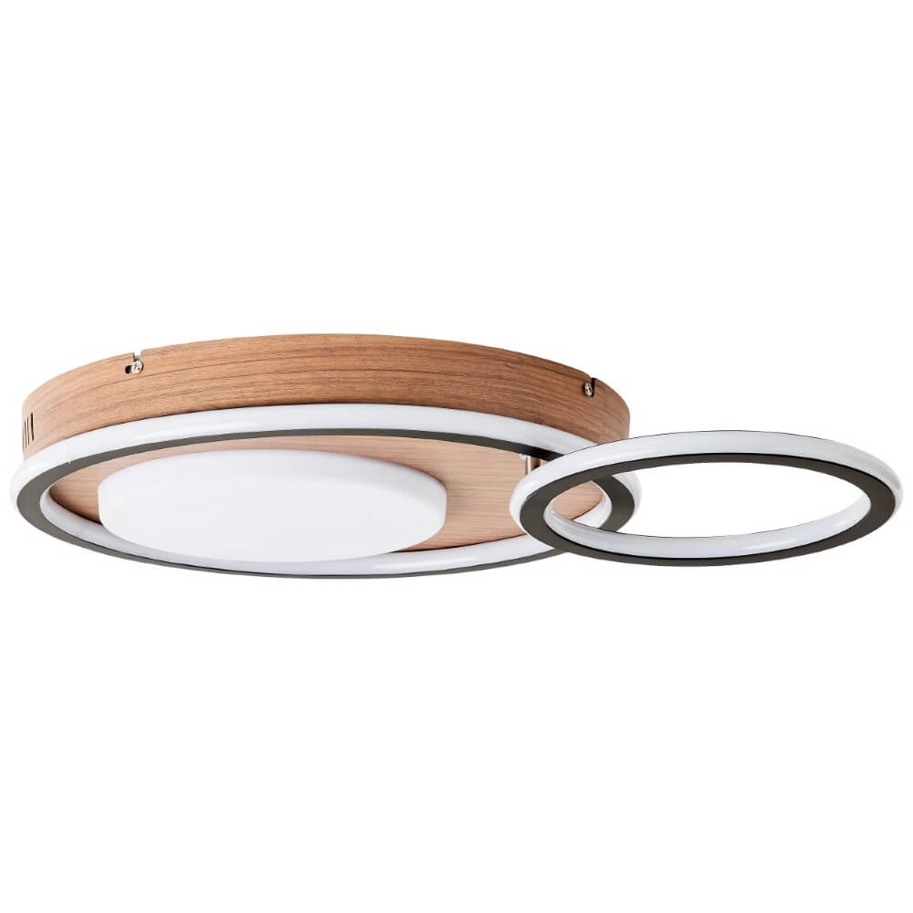 Ronde houten plafondlamp Karney Brilliant 4004353409646