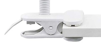 Witte bureaulamp Flex met klem Brilliant 4004353016950
