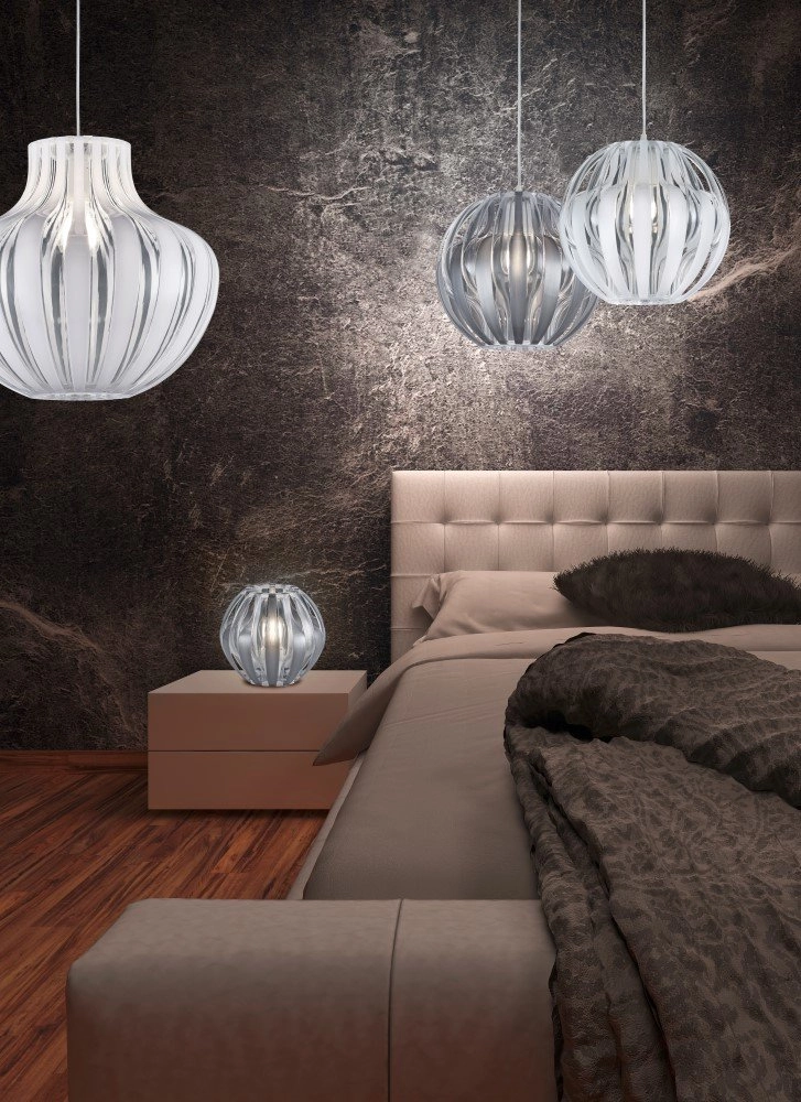 Hanglamp Pumpkin 30cm wit Trio 4017807346442