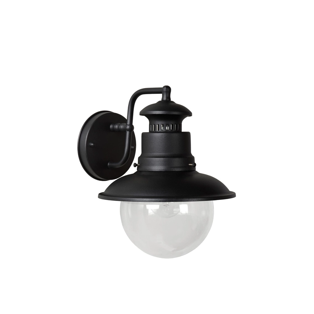 Klassieke wandlamp Figo zwart