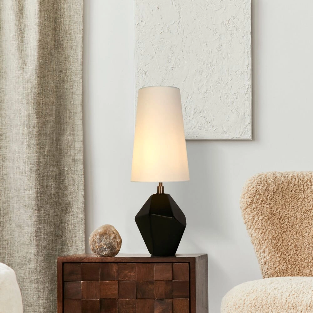 Tafellamp Apex zwart Searchlight 5053423273945