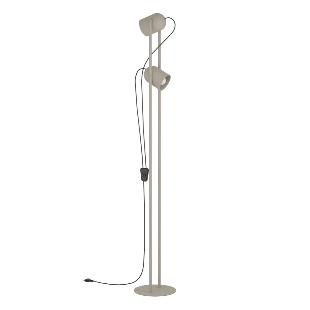 Design vloerlamp Tilston zand bruin