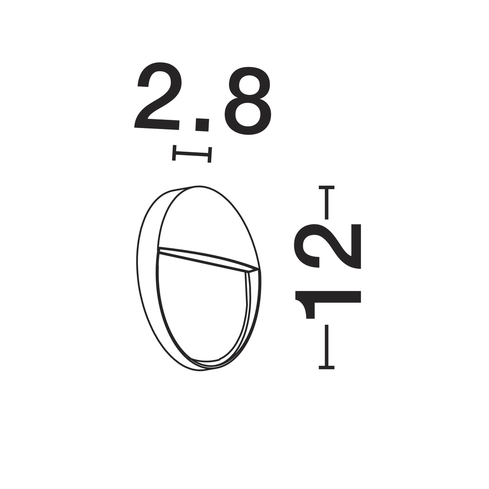 Ronde wandlamp Nectar design wit Lyora 5212017453853