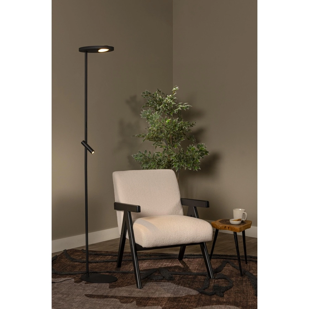 Leeslamp Ortolan zwart Lucide 5411212032249