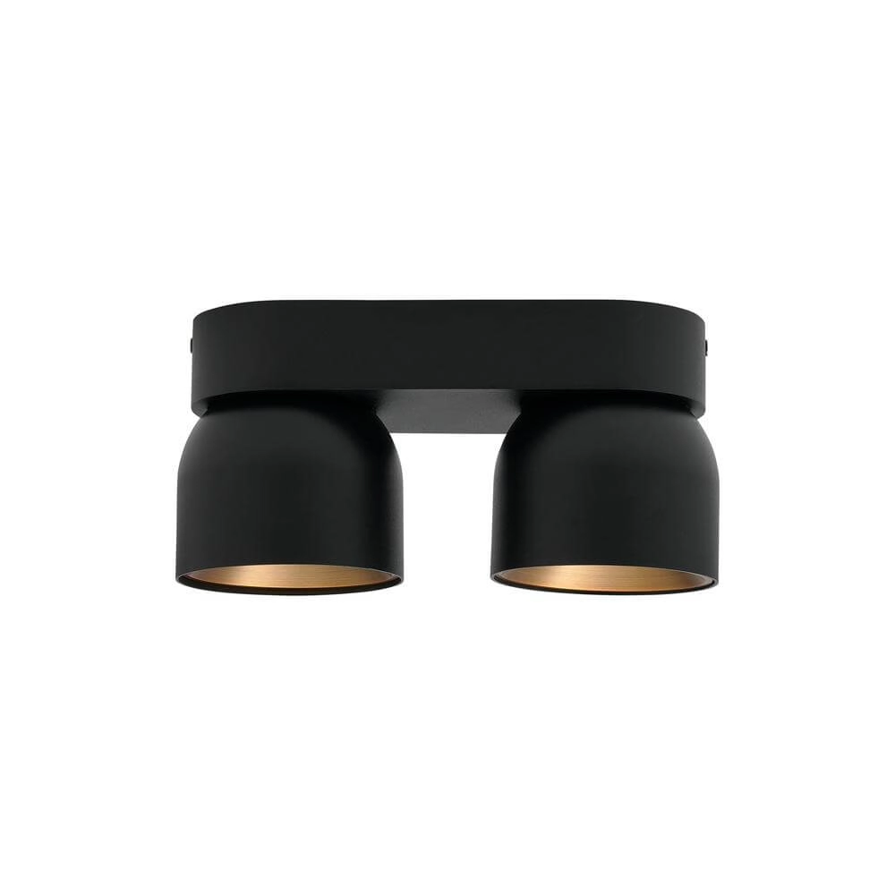 Zwarte spot Pitcher 2-lichts richtbaar Nordlux 5704924016202