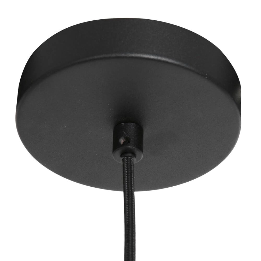 Retro hanglamp Flinter Ø 47cm - zwart Steinhauer 8712746148657