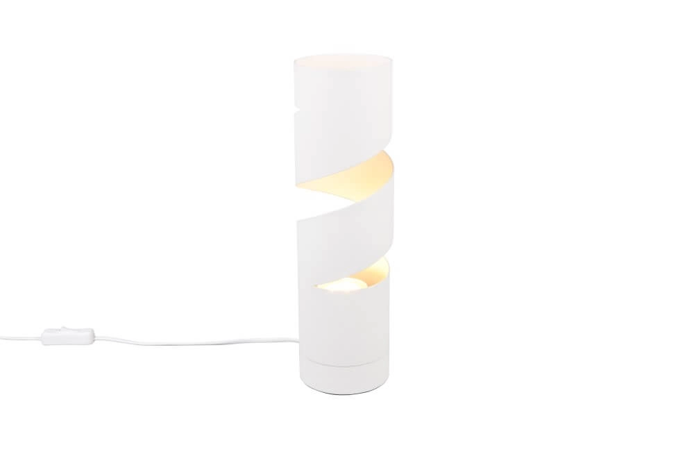 Koker tafellamp Stream Ø 12cm - wit Koker tafellamp Stream Ø 12cm - wit