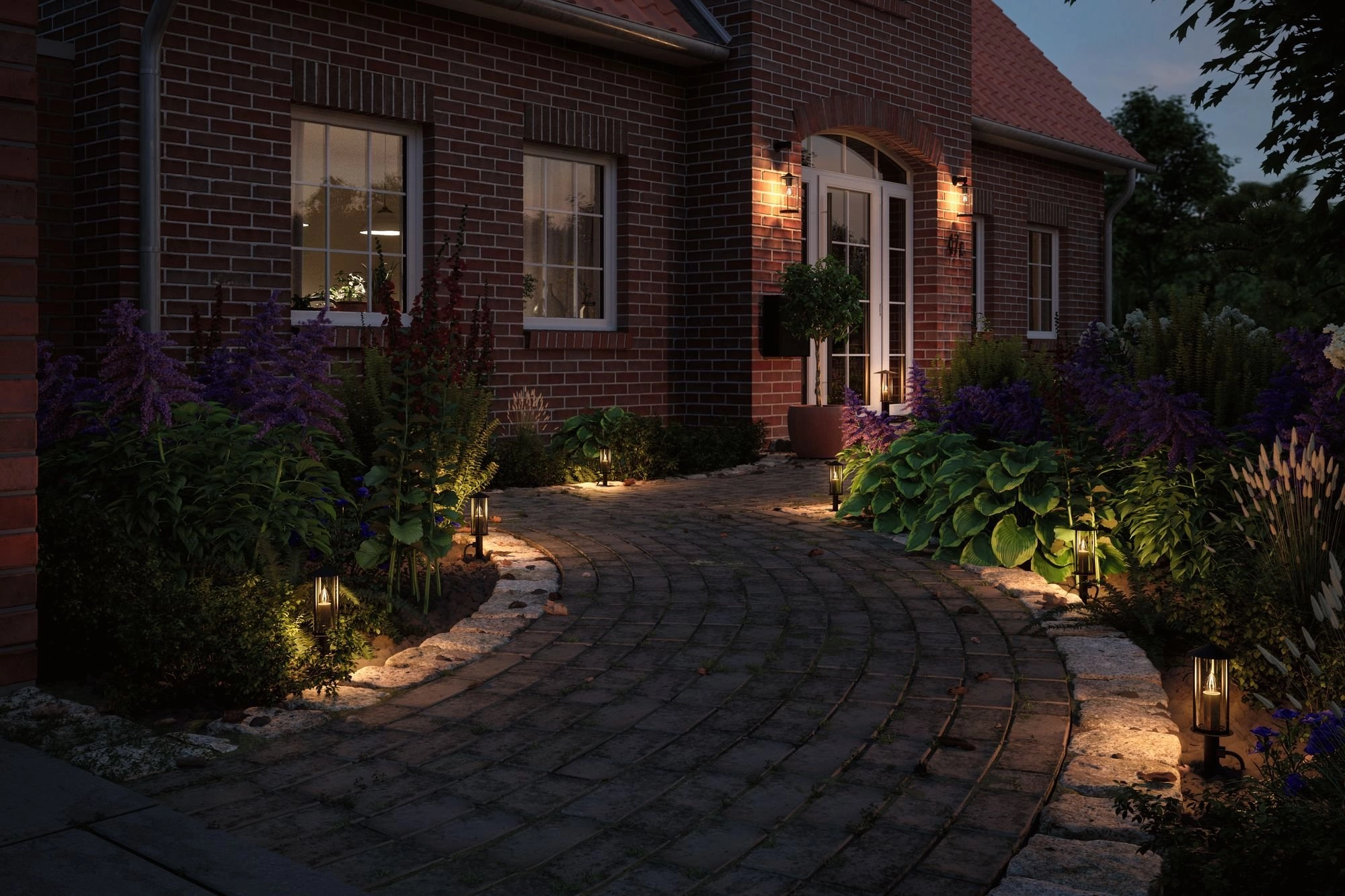 Design muurlamp Outdoor antraciet Paulmann 4000870942826