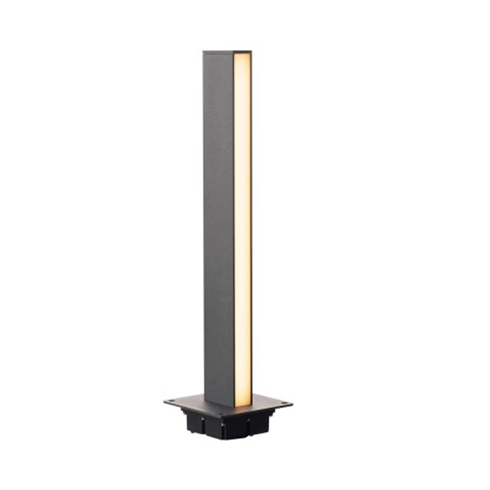 Staande pilaar buitenlamp H-Pol 1x15w - 3000K - 66cm antraciet SLV 4024163167796