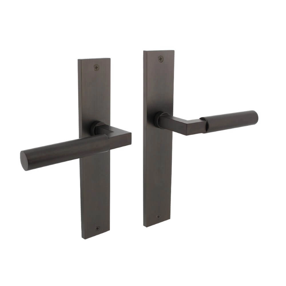 Deurklink Bau-Stil blind antraciet