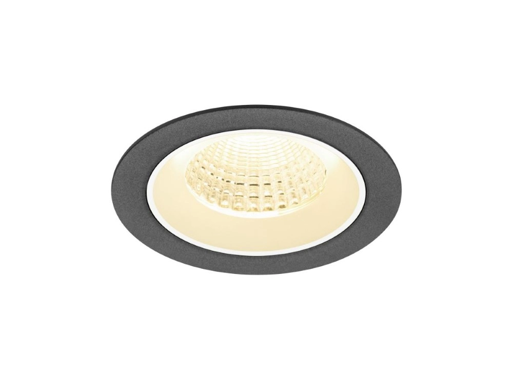 Inbouwspot Numinos M zwart/wit 3000K - 55gr