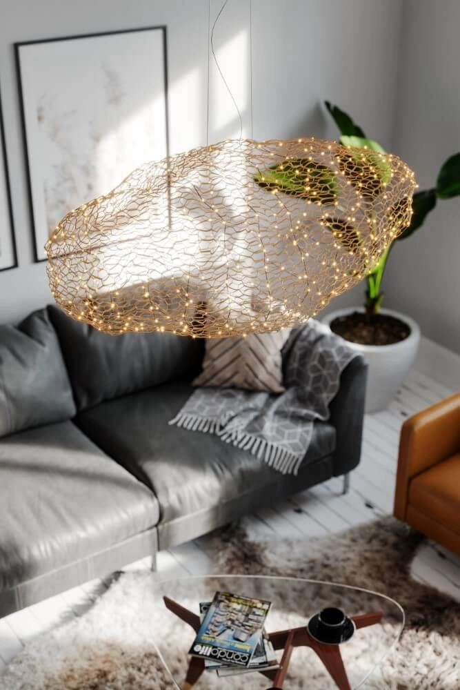 Hanglamp Hayden goud 50cm By Rydéns 7391741012609