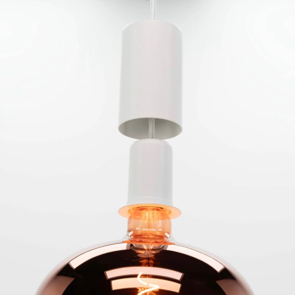 Witte pendel Pozueta 1 E27 Eglo 9008606270231