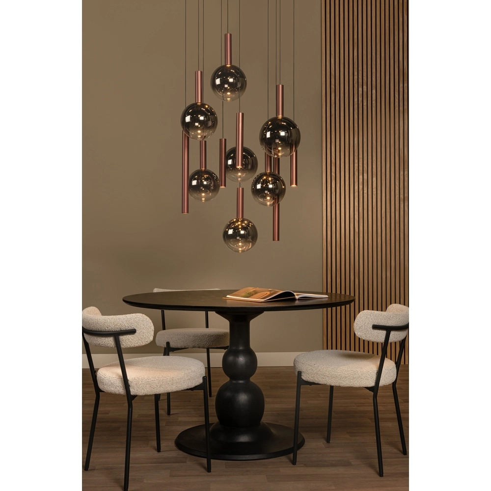 Design vide hanglamp Jasmine koper 12-lichts Premium by Lucide 5411212741271