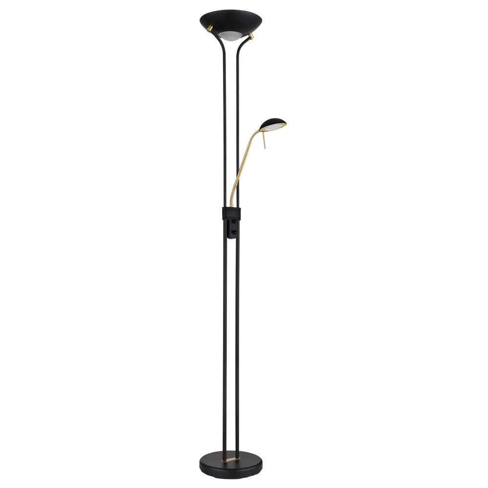 Leeslamp Leonas zwart Globo 9007371439669