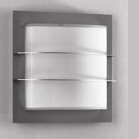 Buitenlamp RVS wand Square 26cm Albert 4007235961911