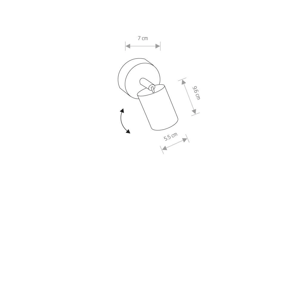 Goud wandspotje Eye Lyora 5903139881692