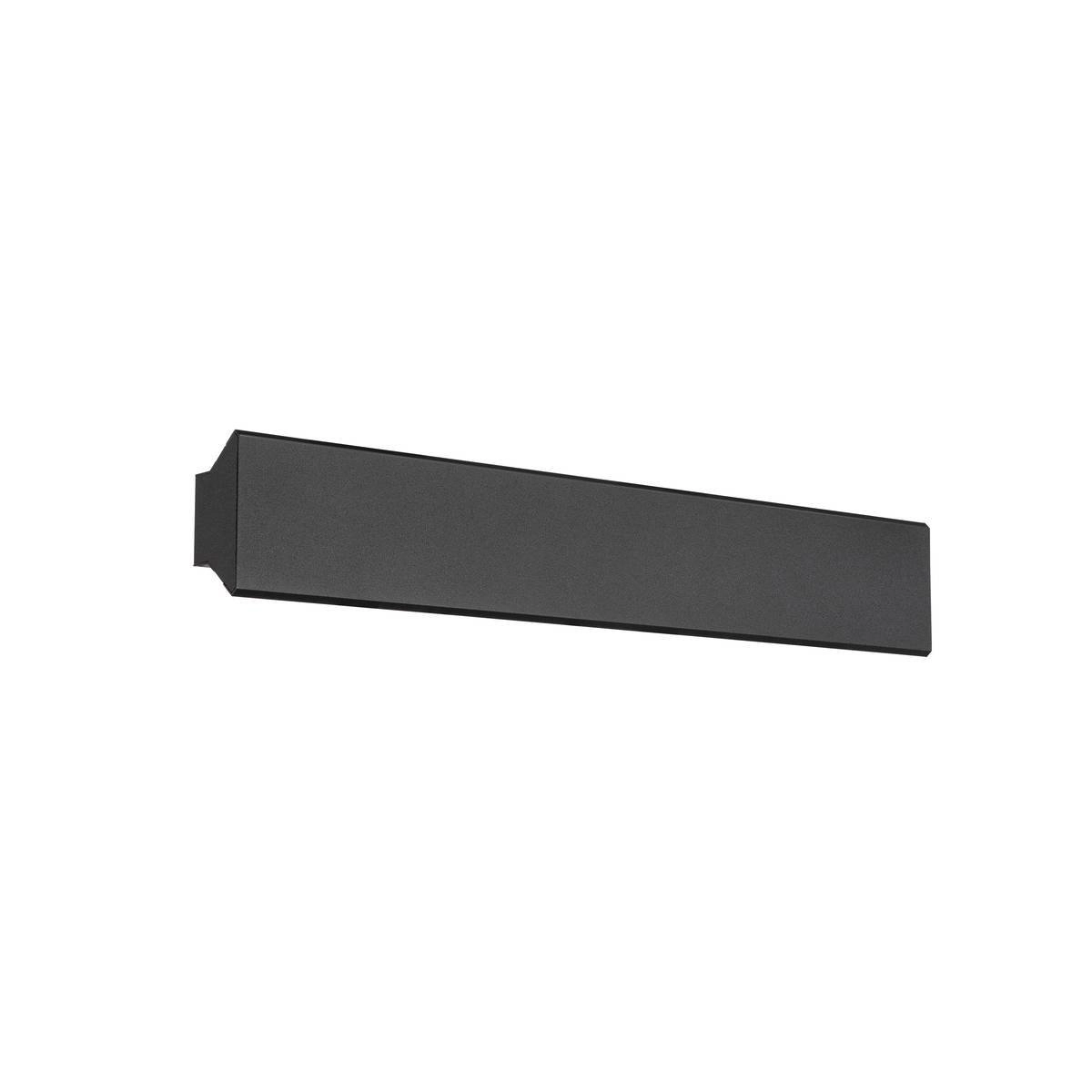 Langwerpige wandlamp Direto 60cm zwart SLV 4024163248907