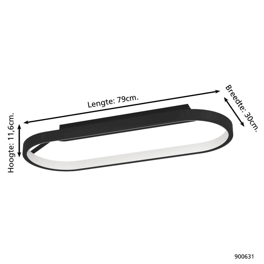 Design plafondlamp Codriales met led Eglo 9008606241040