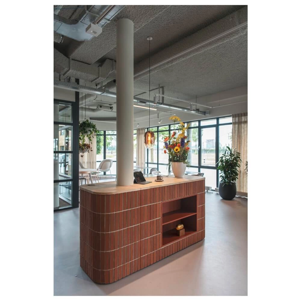 Glazen hanglamp Pantilo koper glas - Ø 18cm SLV 4024163266406