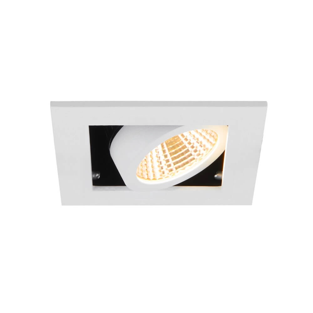Vierkante led inbouwspot Kadux Single 1x Led - wit - 3000K SLV 4024163279314