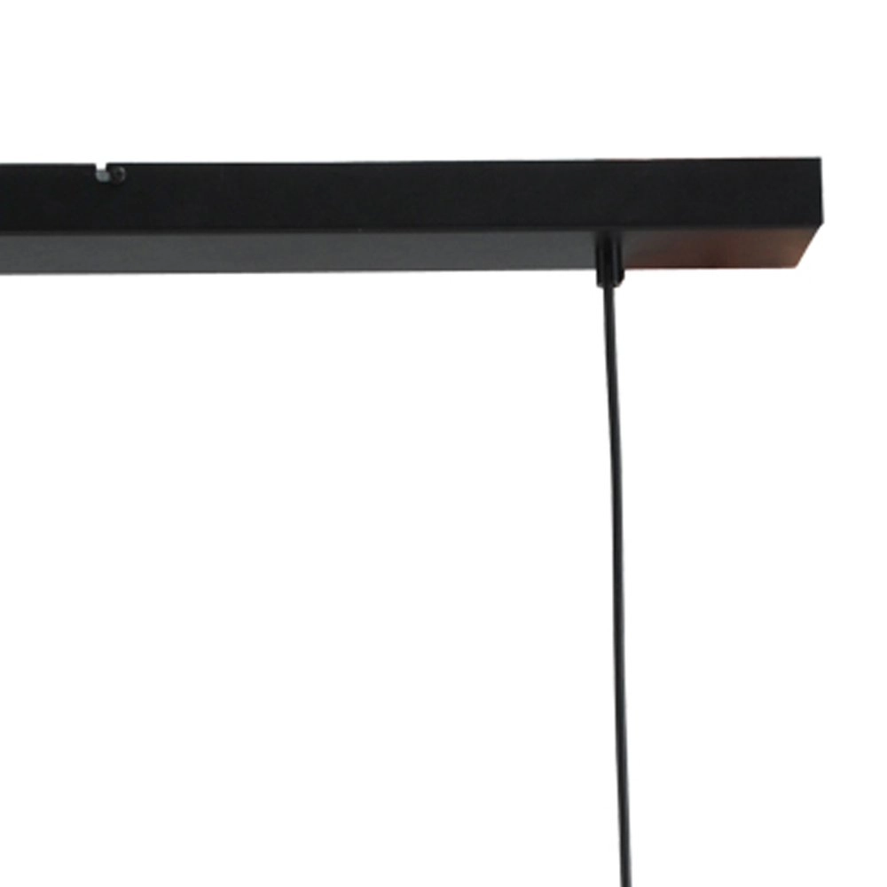 Leuke eettafellamp Boris Concepto 3x14 zwart met grijs Masterlight 8718121151618