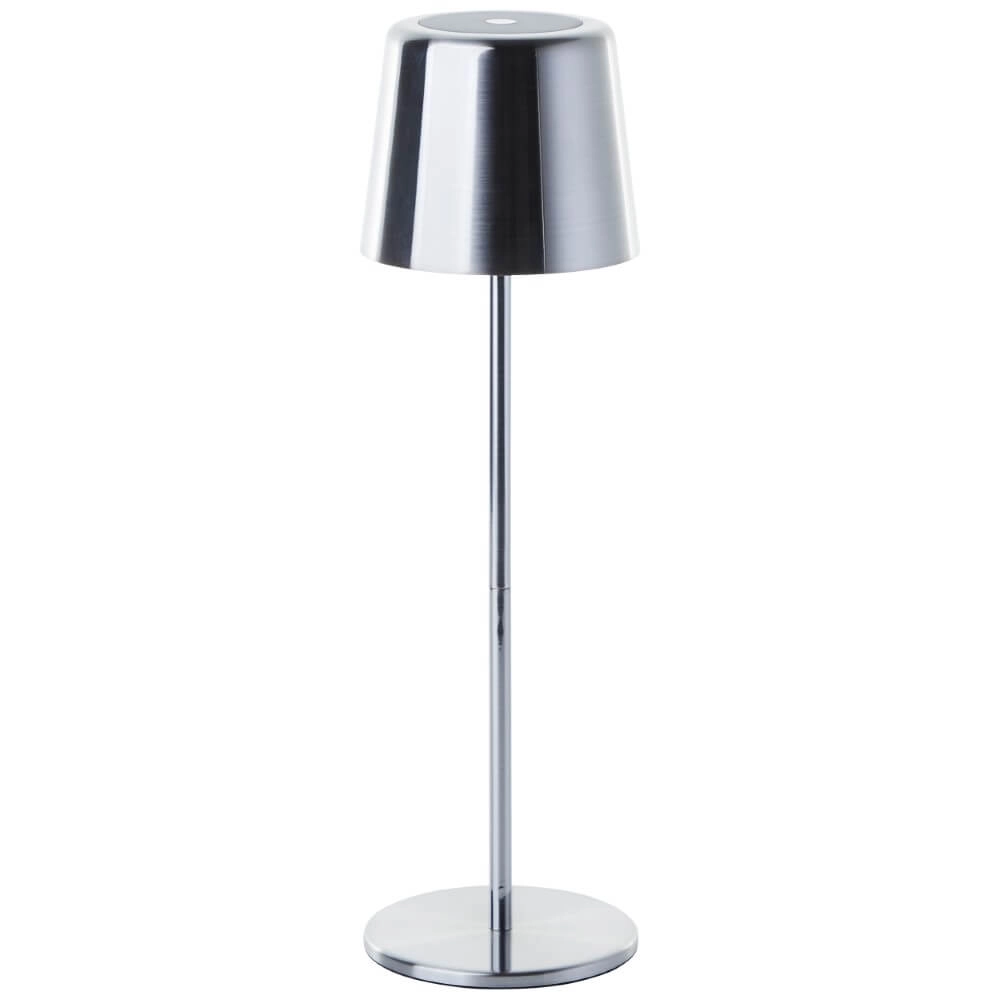 Oplaadbare tafellamp Xaana nikkel Brilliant 4004353441462