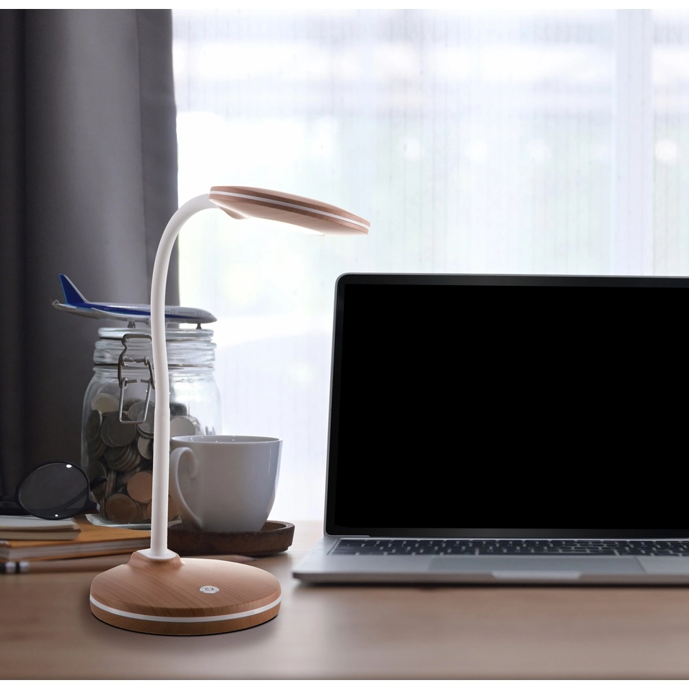 Led bureaulamp Carmen houtlook Globo 4048194062141