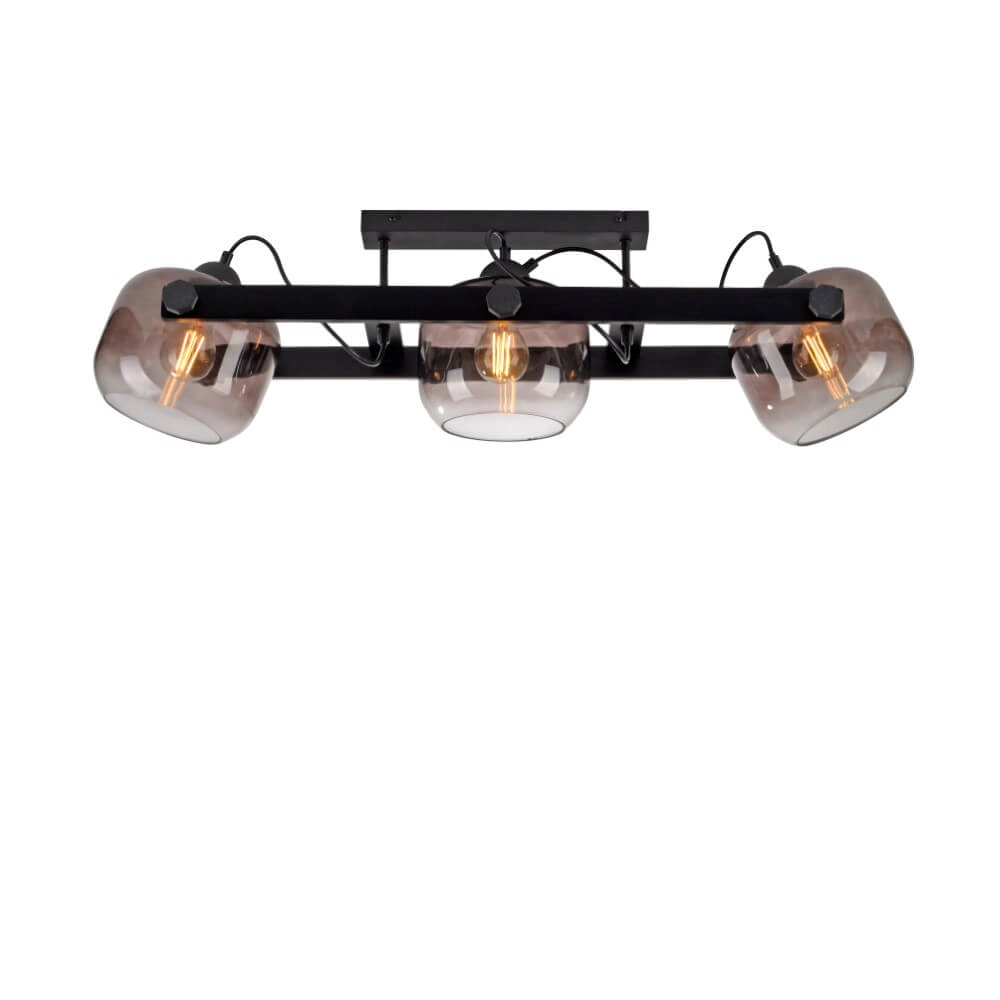 Plafondlamp Cup 2.0 3-lichts smoke glas Just Light 4043689004743