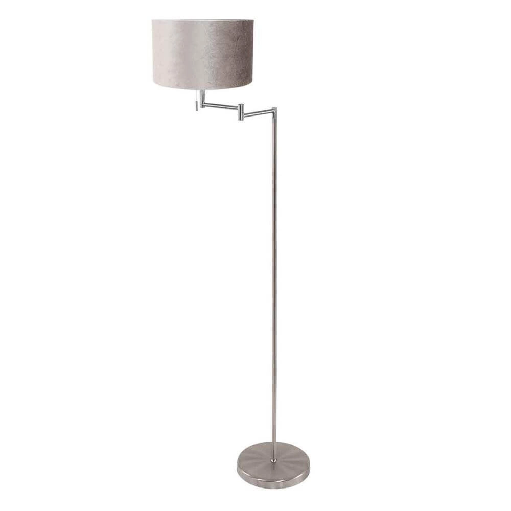 Vloerlamp Bella metaal met zilvere kap Steinhauer 8712746174502