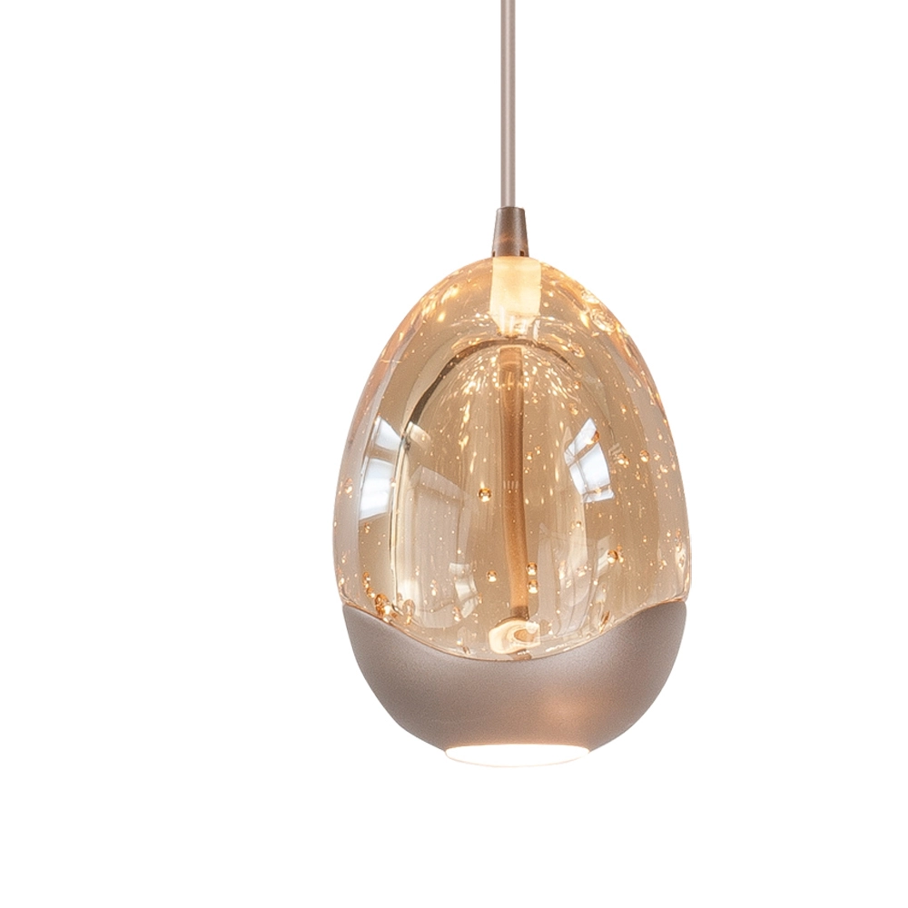 Eetkamer hanglamp Champagne Egg 5-lichts Highlight 8718379052392