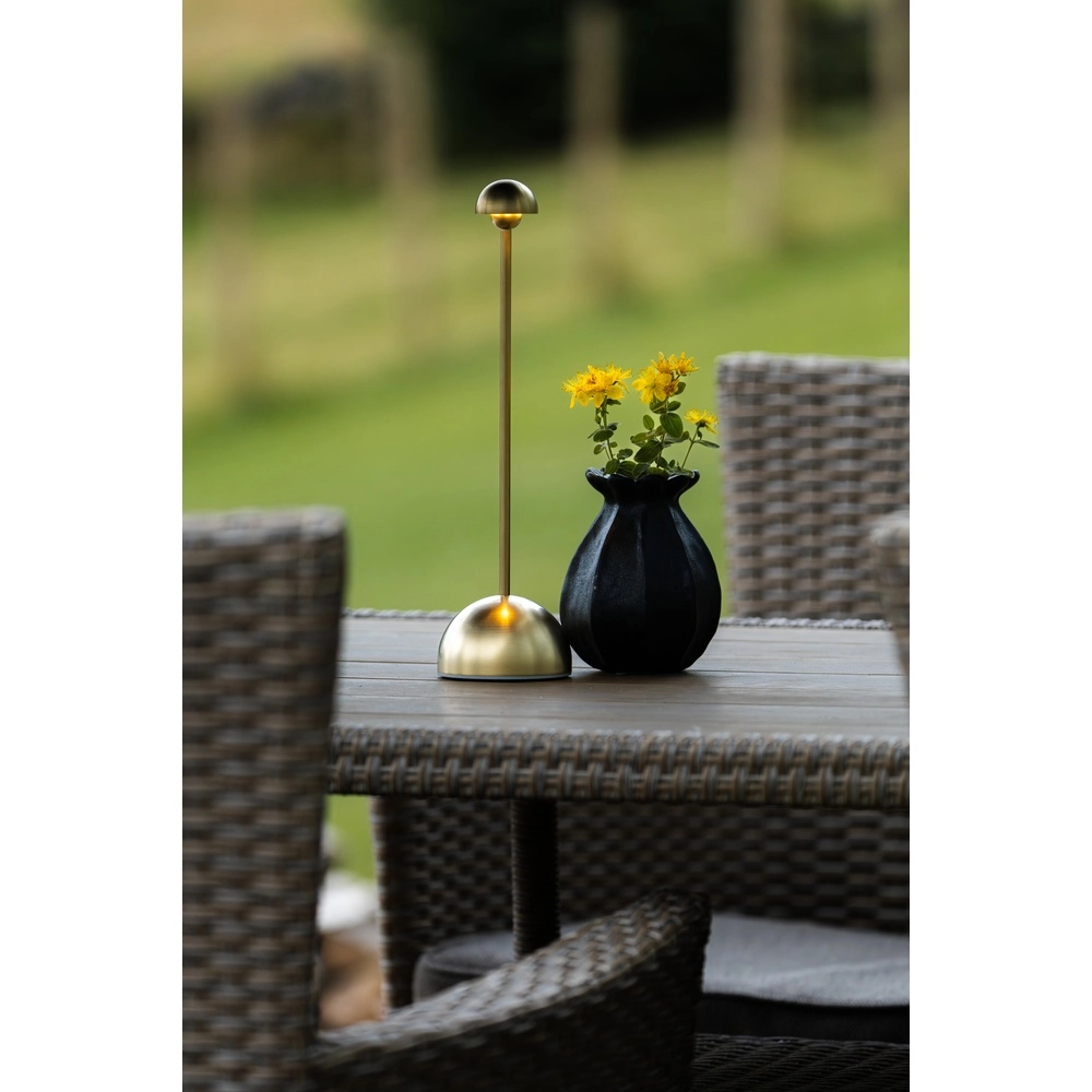 Gouden tafellamp Bandol oplaadbaar KonstSmide 7318300030409