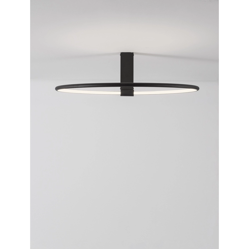 Design plafondlamp Garve zwart Ø 60cm Lyora 5212017431813