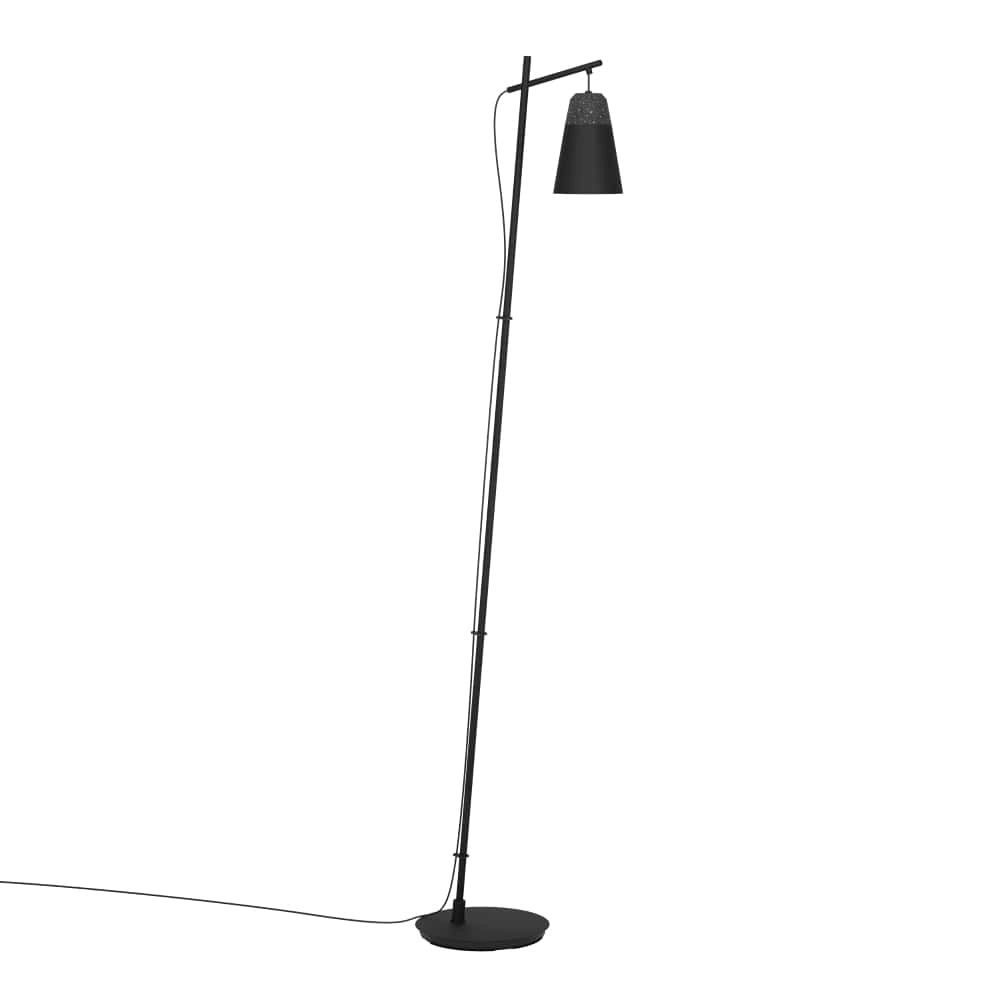 Vloerlamp Canterras zwart
