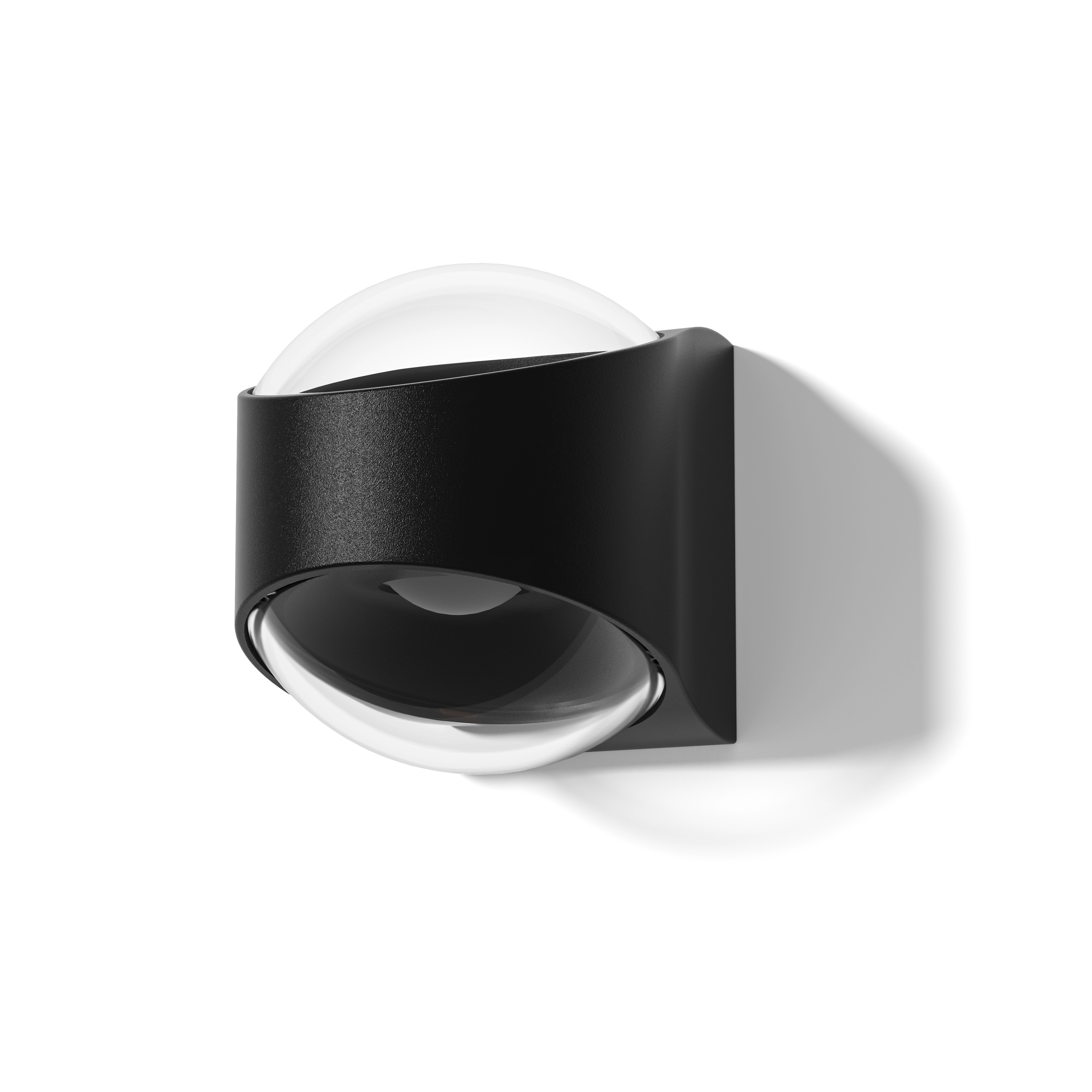 Moderne muurspot London zwart - 2x led