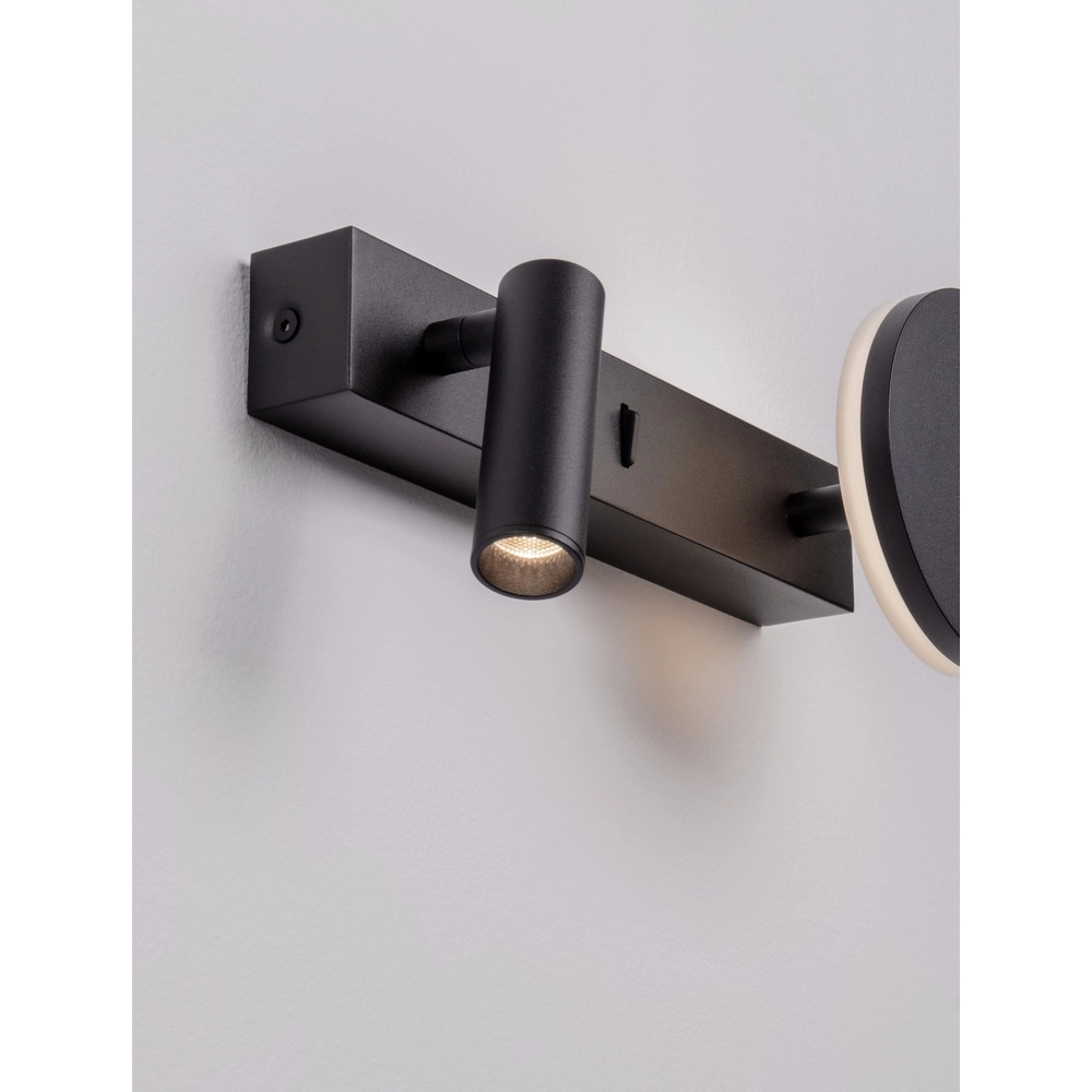 Bedlampje Noima zwart Lyora 5212017455260