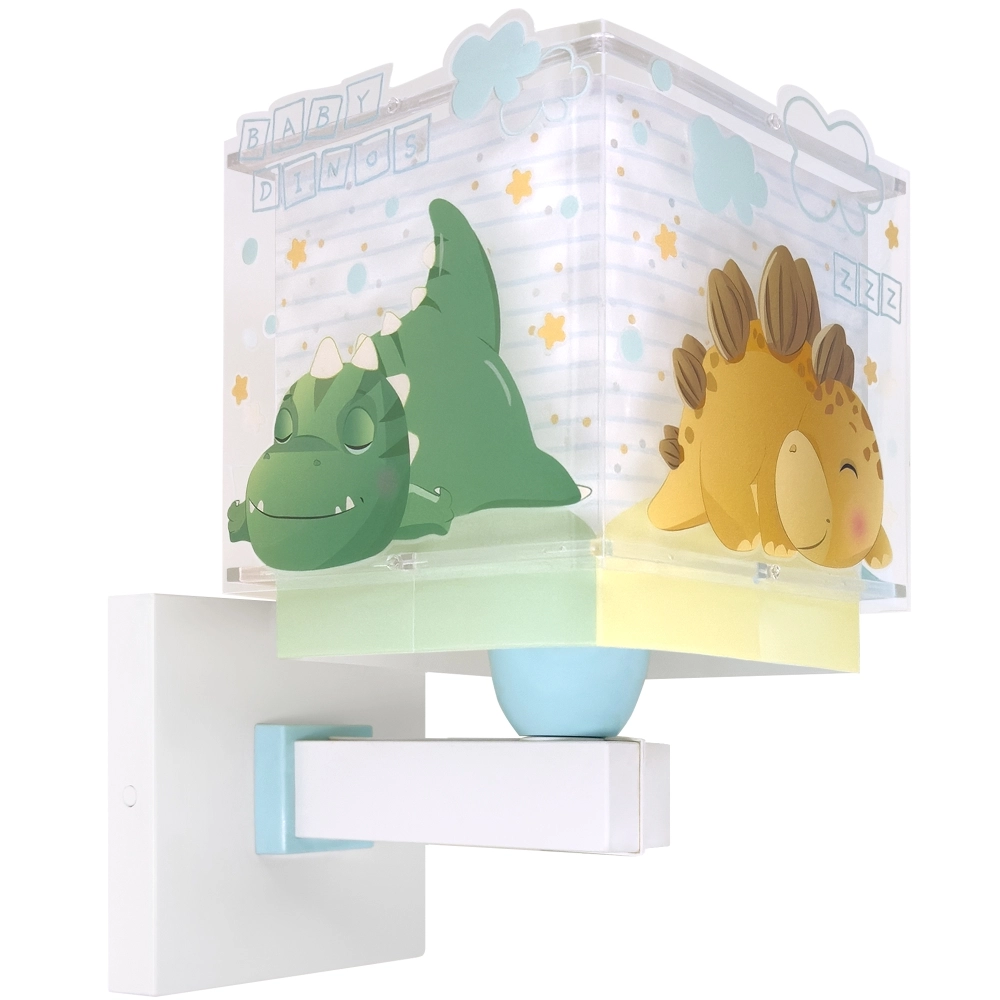 Wandlamp Baby Dinos blauw Dalber 8420406634593