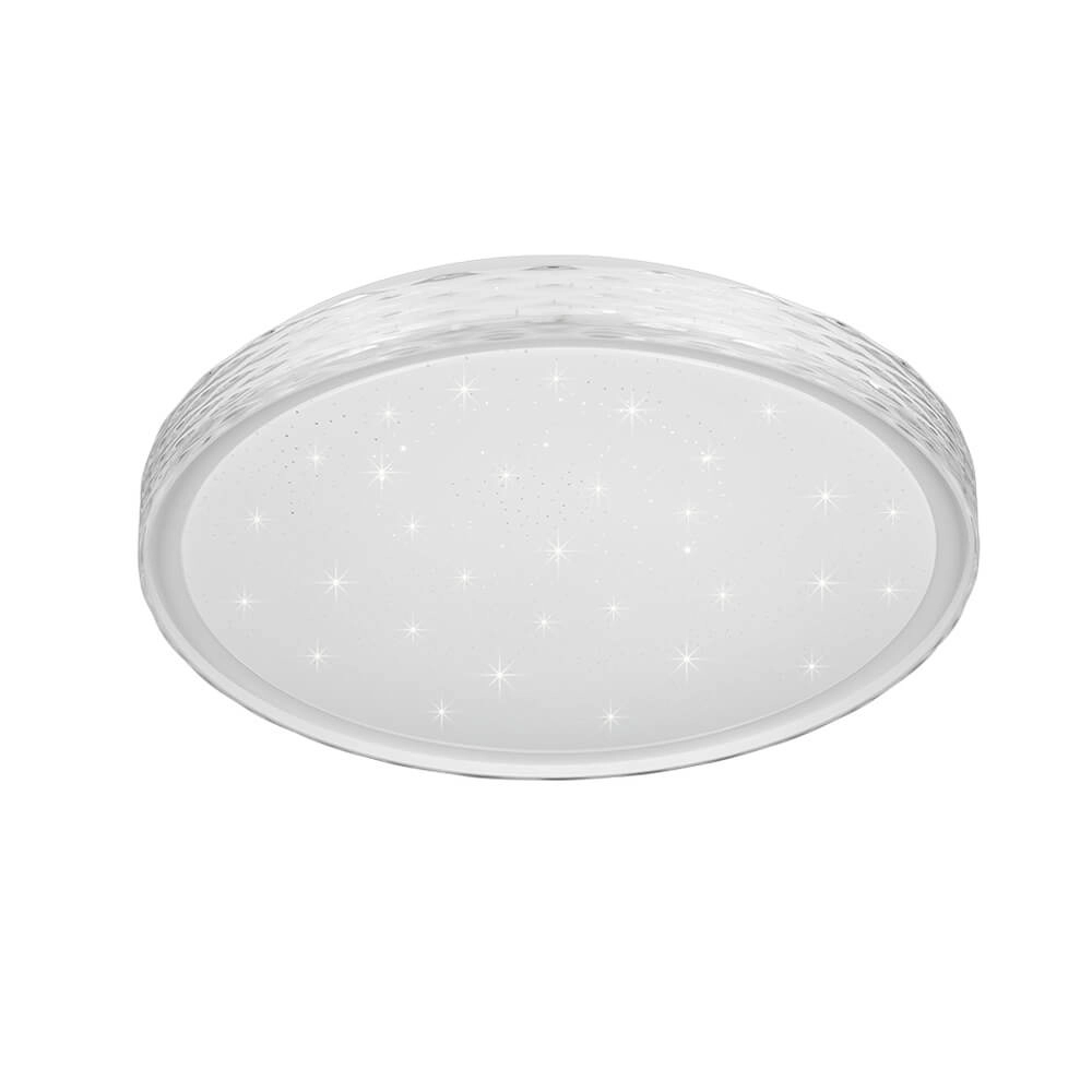 Plafonniere Varda met sterreneffect wit Ø 39cm Trio 4017807640601