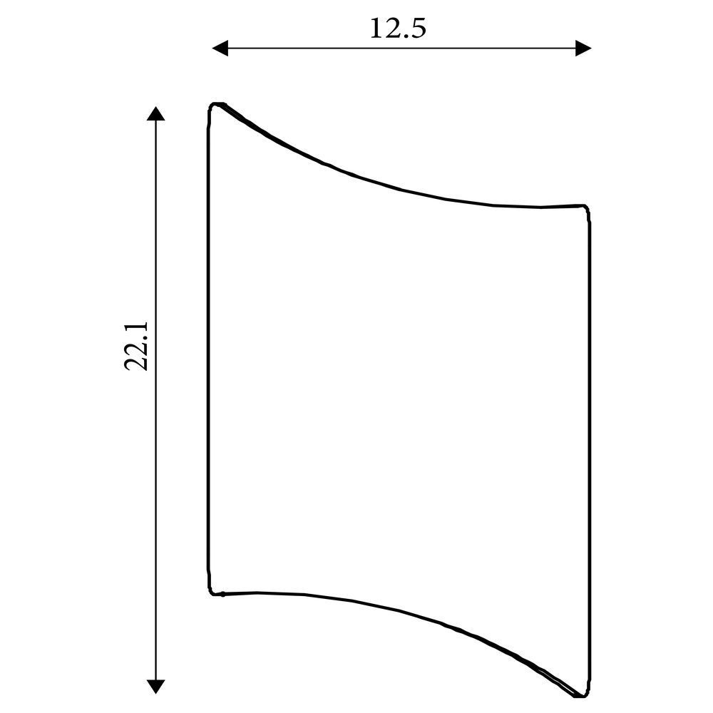 Gouden wandlamp Shard design Searchlight 5053423298351