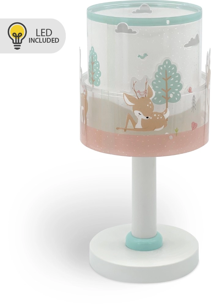 Kinderkamer tafellamp Loving Deer wit Dalber 8420406002323