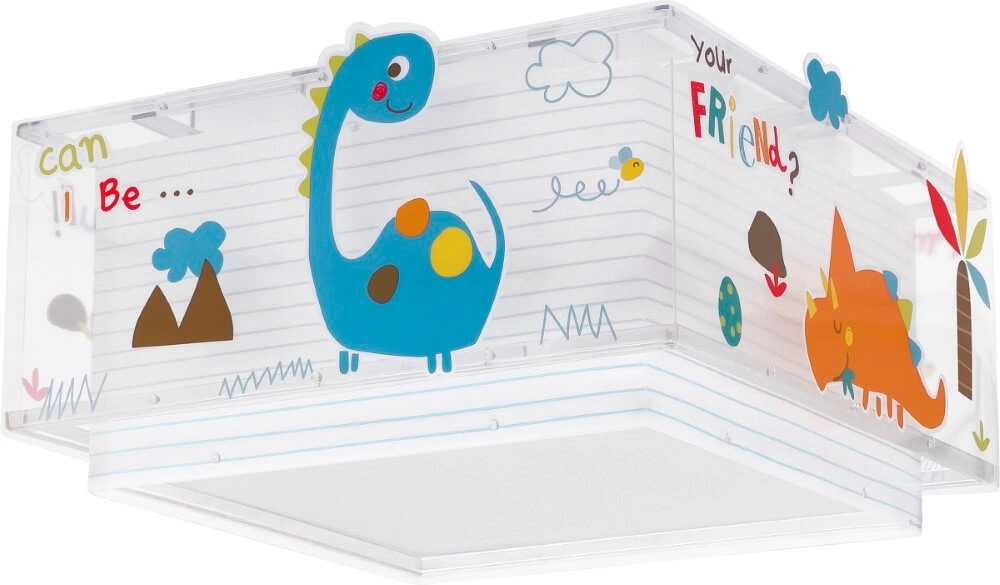 Vierkante plafondlamp Dinos Dalber 8420406734569