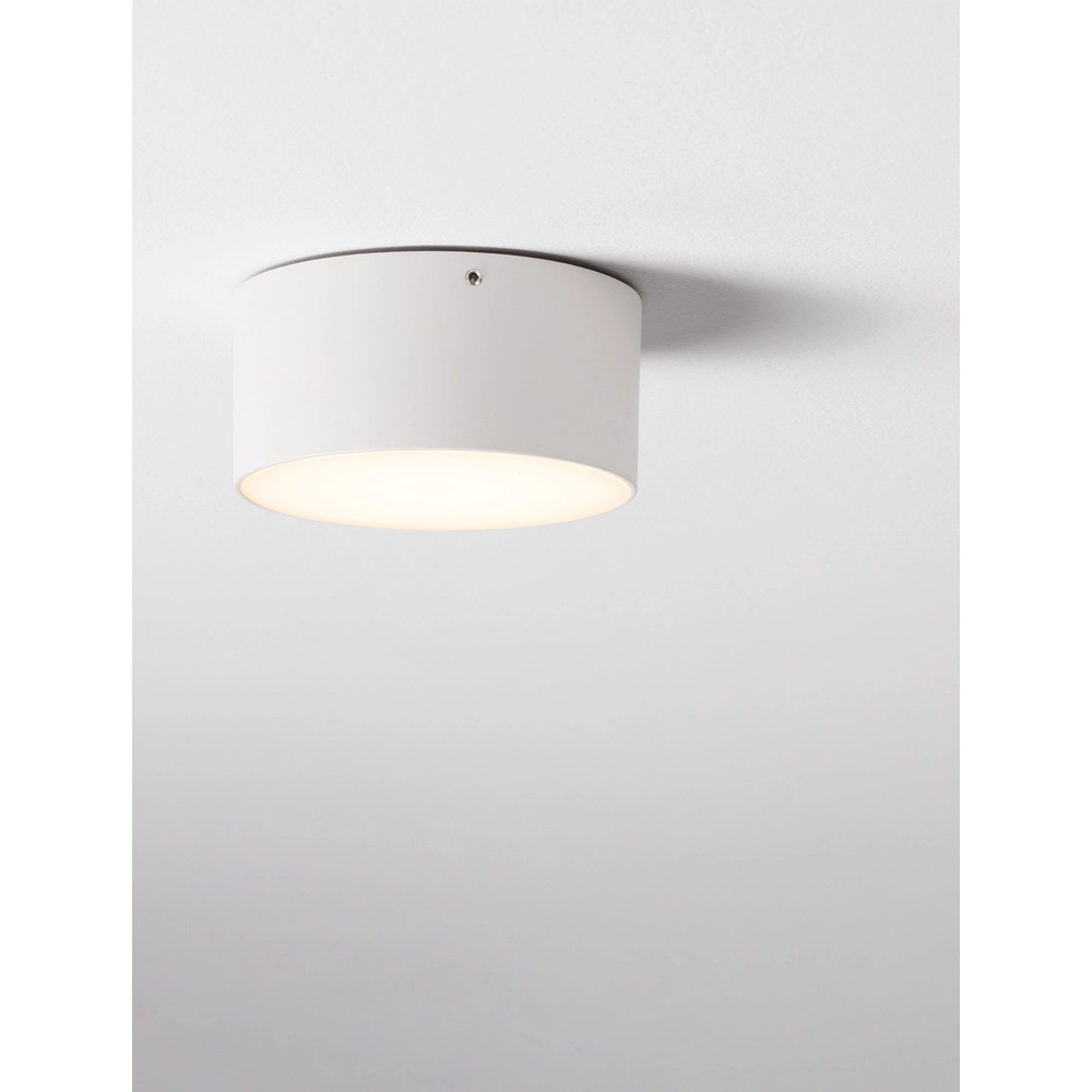 Ronde plafondlamp Judi Ø 12cm wit Lyora 5212017453808