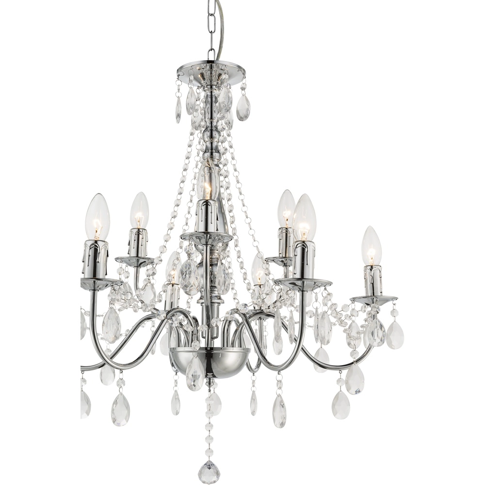 Kroonluchter William chroom Globo 9007371303151