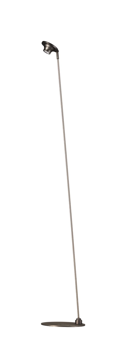 Moderne leeslamp Angelique zwart nikkel