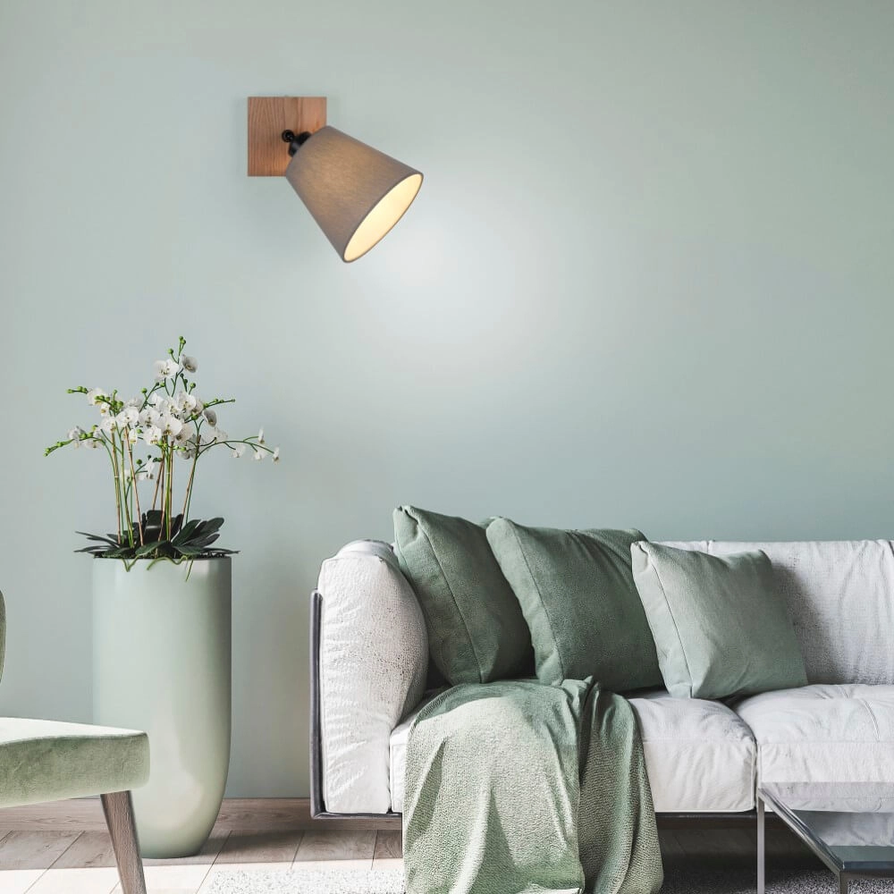 Wandlamp Green Michel hout Just Light 4043689994891