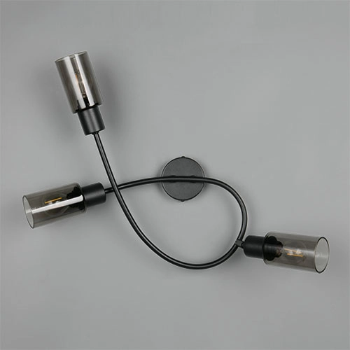 Design plafondlamp Mars 3-lichts zwart Trio 4017807670493