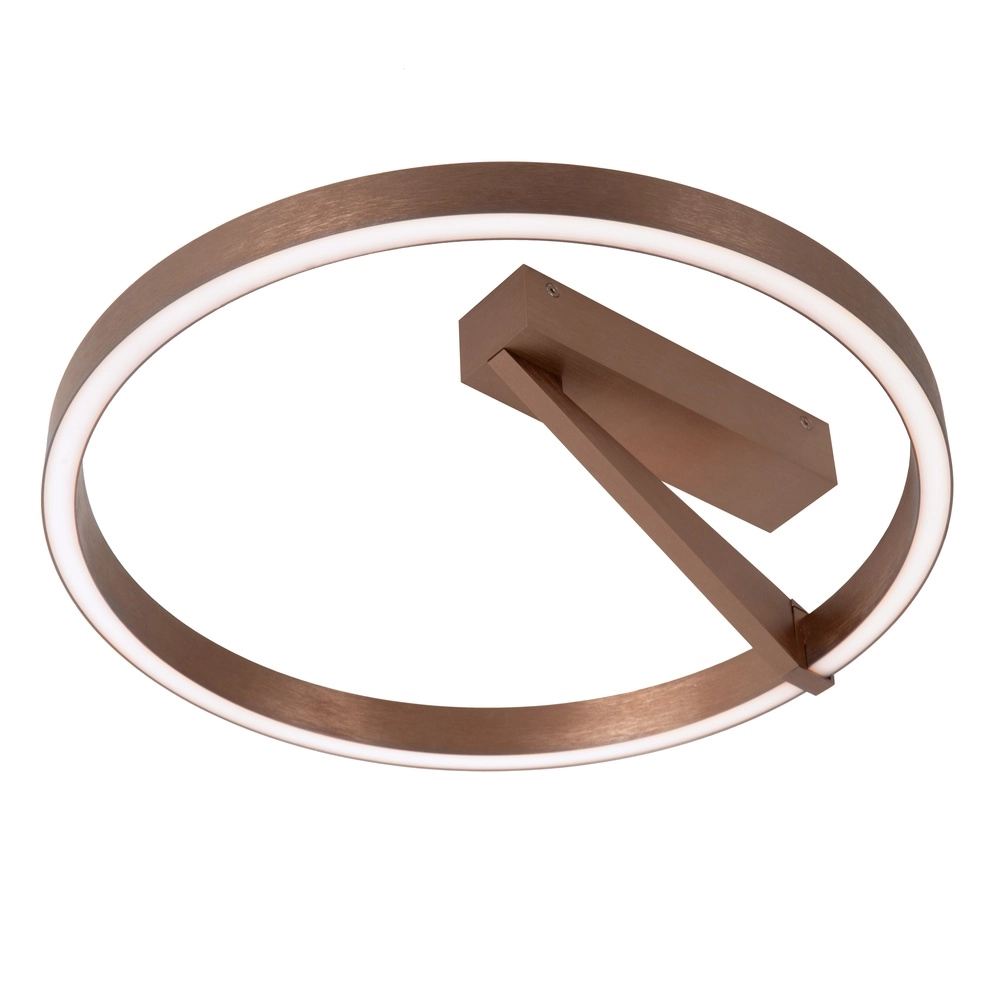 Design plafondlamp Applause Ø 40cm - koffie bruin - met afstandsbediening Premium by Lucide 5411212221797