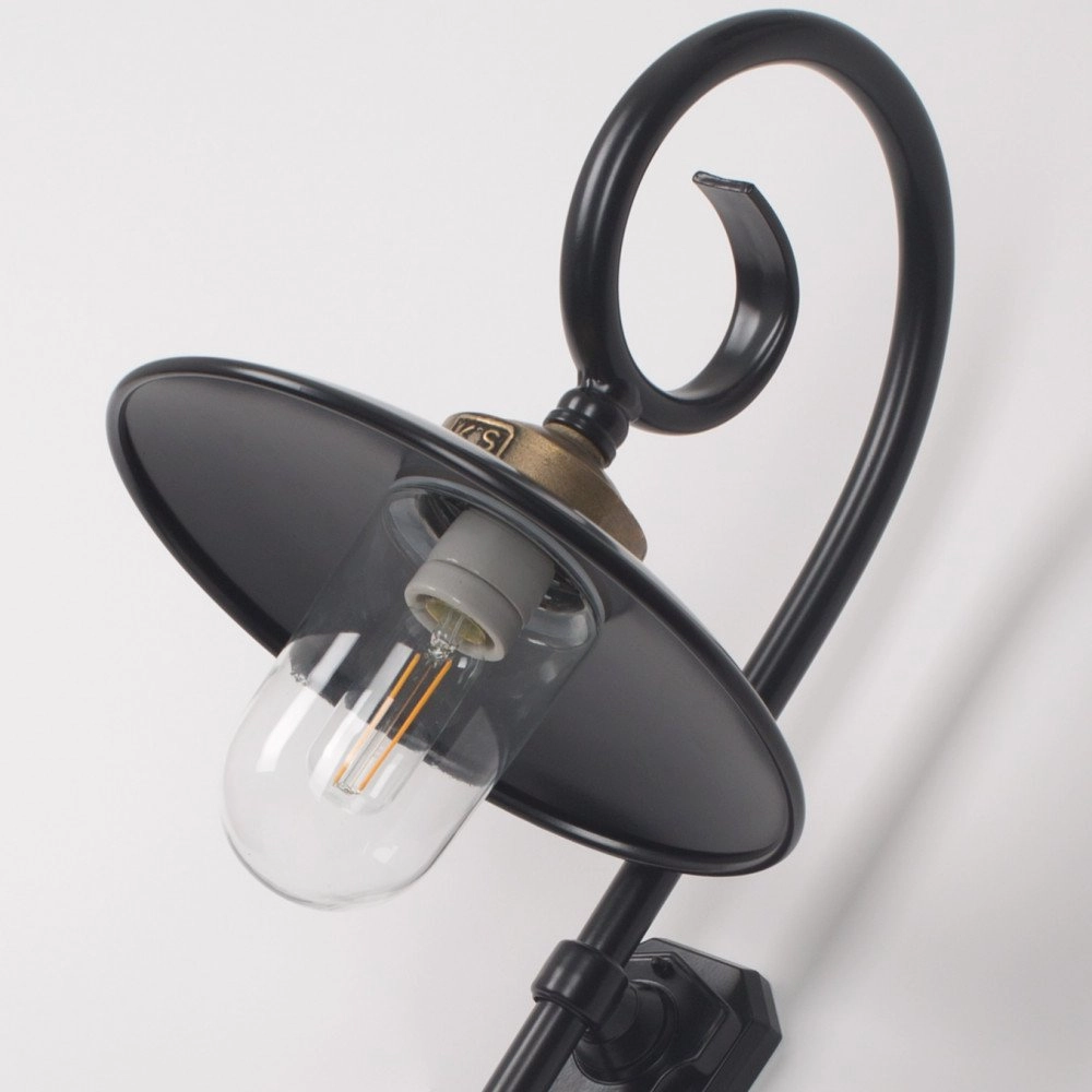 Zwarte muurlamp Orly KS Verlichting 8714732720106