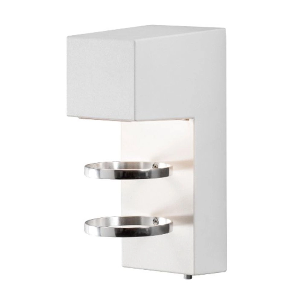Witte buitenlamp Acerra Led Wandspot